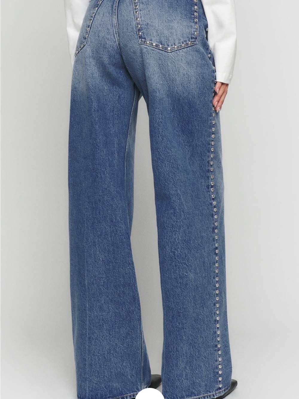 Reformation Cary High Rise Slouchy Wide Leg Jeans - Picture 2 of 6